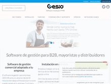 Tablet Screenshot of gesio.com
